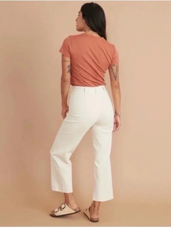 Marine Layer Bridget Slim Wide Leg Crop - Picture 4 of 15